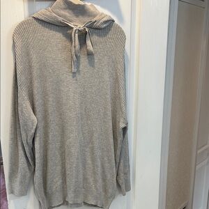 Zara Gray Cowl Neck Sweater